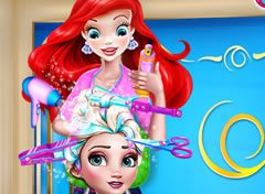 Elsa no Salão da Ariel
