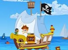 Encontre Diferenças no Navio Pirata