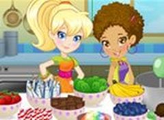 Fazendo Bolo com a Polly - jogos online de menina