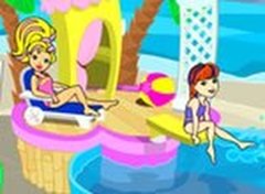 Luau da Polly - jogos online de menina