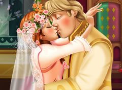 Frozen Anna Beijo de Casamento