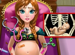 Anna Frozen Grávida - Princesa Anna de Disney Frozen Tem seu Bebê Filme do  Jogo 2016 