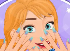 Frozen Anna na Manicure 2