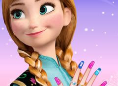 Frozen Anna na Manicure