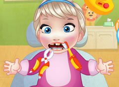 Frozen Bebê Elsa com Problemas de Dente