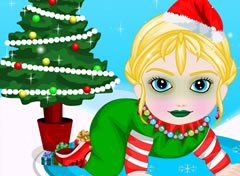 Frozen Bebê Elsa Maquiagem para o Natal