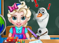 Frozen Bebê Elsa na Escola