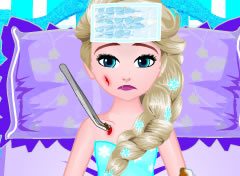 Frozen Bebê Elsa no Médico