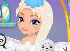 Frozen Bebe Elsa Tomando Banho Jogos Online De Menina