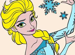Frozen Colorir Elsa