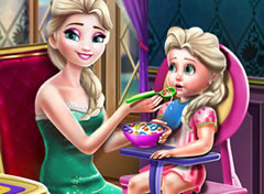 Frozen Elsa Alimentando o Bebê