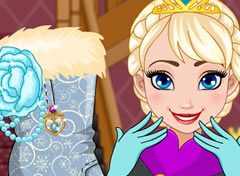 Frozen Elsa Botas de Inverno
