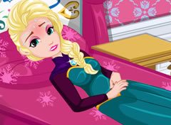 Frozen Elsa com Dor de Estômago