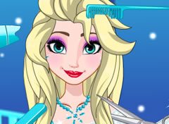 Frozen Elsa Cortes de Cabelo