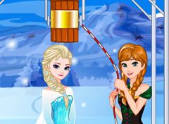 Frozen Elsa Desafio do Balde de Gelo