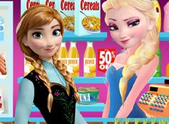 Frozen Elsa e Anna no Mercado