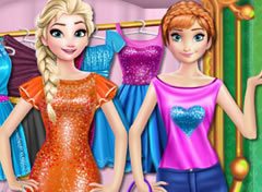 Frozen Elsa e Anna no Shopping