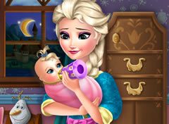 Frozen Elsa e seu Bebê