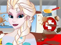 Frozen Elsa Lavando a Ambulância