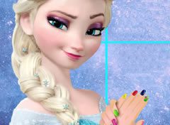 Frozen Elsa Manicure