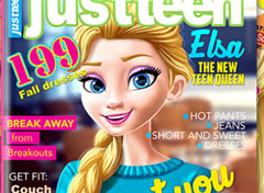 Frozen Elsa na Revista