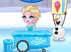 Frozen Elsa Vendendo Sorvete