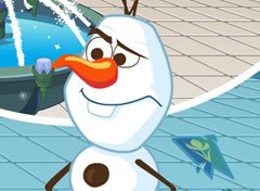 Frozen Olaf Limpando Arendelle