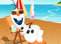 Frozen Olaf na Praia