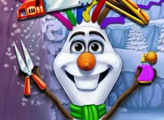 Frozen Olaf no Salão de Beleza