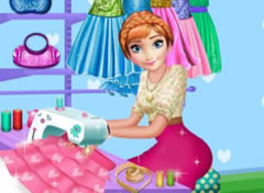 Frozen Princesa Anna Costureira
