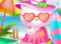 Hello Kitty de Férias na Praia
