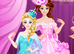 Irmãs Frozen no Baile de Carnaval