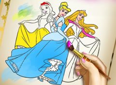 Livro de Colorir das Princesas da Disney