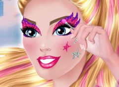 Maquiagem da Barbie Super Pink