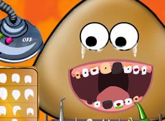 Pou Bichinho Virtual no Dentista - jogos online de menina