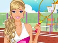 Preparação de Barbie e Ellie para Jogar Tênis