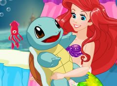 Princesa Ariel Cuidados com os Pokémons