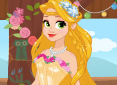 Princesa Rapunzel Casamento na Primavera