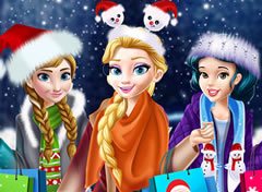 Princesas da Disney Compras de Natal