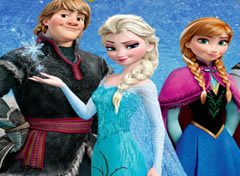 Jogo de Quebra Cabeça infantil jogos online Frozen Ana e Elsa portugues  colors for kids friendly 