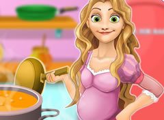 Rapunzel Fazendo Sopa de Galinha