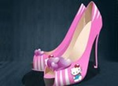 Sapato Estilo Hello Kitty
