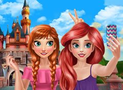 Selfie das Princesas Anna e Ariel