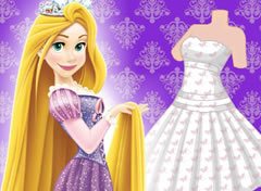 Vestido Novo de Rapunzel