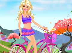 Vestir Barbie de Bicicleta