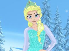 Vestir Elsa do Frozen