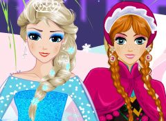 Jogos Disney Frozen de vestir e maquiar 