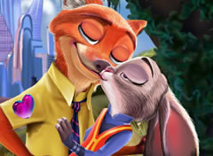 Zootopia Judy e Nick se Beijando